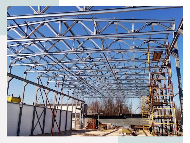 Строительство цехов в Омск от 622 руб. под ключ