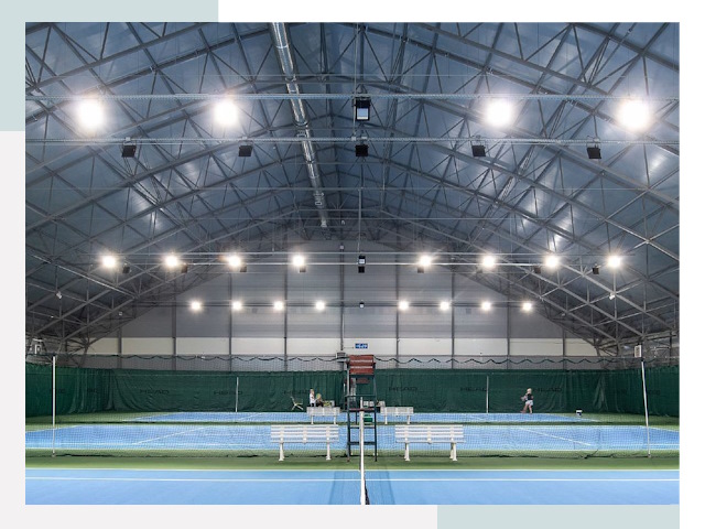 Строительство теннисных кортов в Омск от 622 руб.