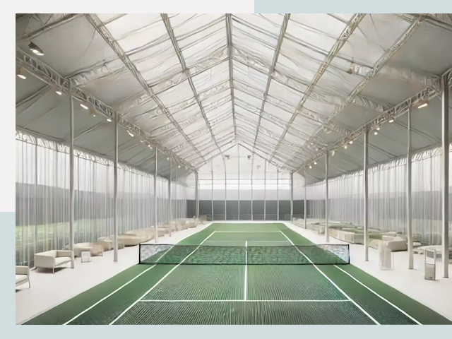 Строительство теннисных кортов в Омске