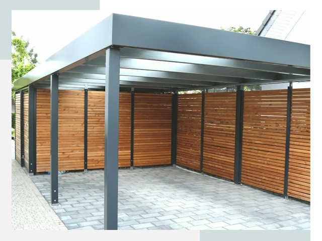 Навесы для парковки в Омске