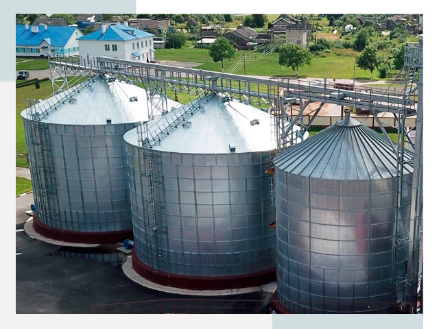 Металлические силосы в Омске