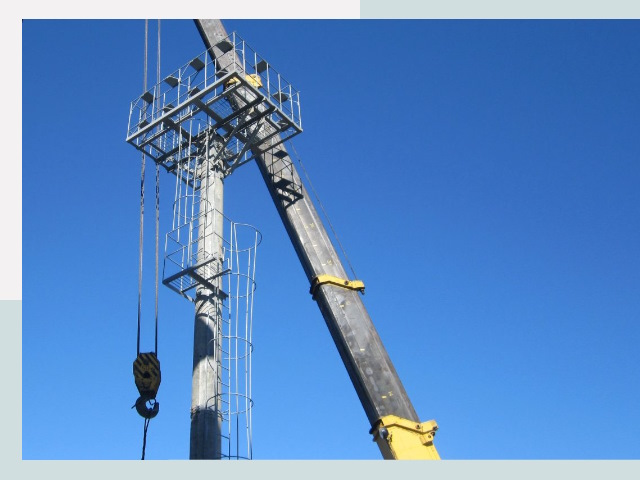 Монтаж осветительных мачт в Омск от 622 руб.