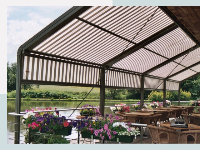 Элегантные навесы для кафе от 622 руб в Омск