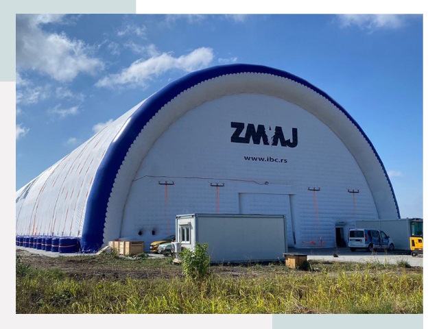 Брендирование ангаров в Омске