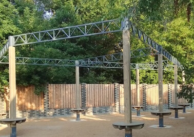 Терраса из металлоконструкций под ключ, проектирование, изготовление и монтаж от СтальСтрой-Омс